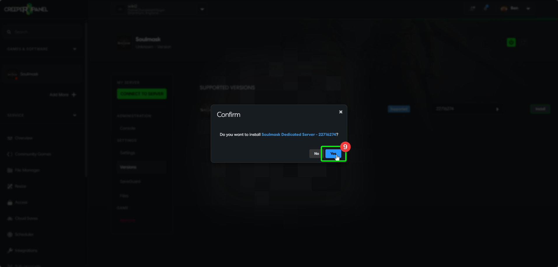 CreeperPanel Soulmask Install