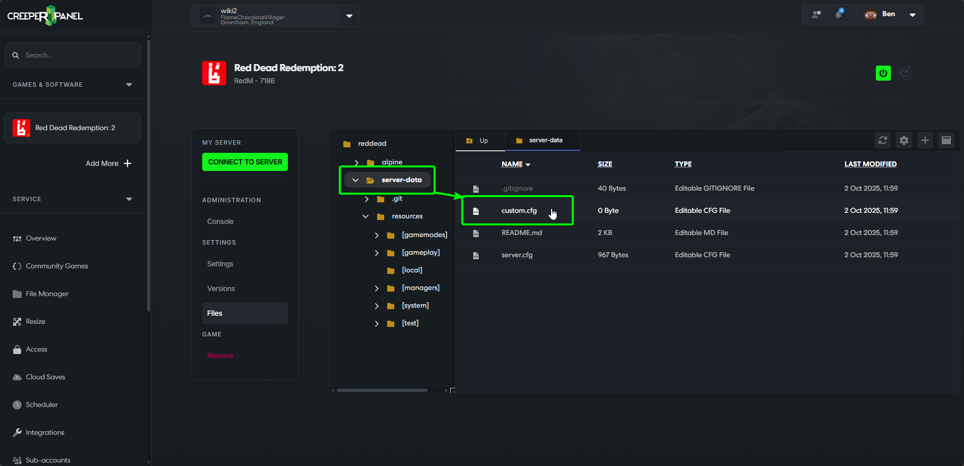 RedM Install Addons