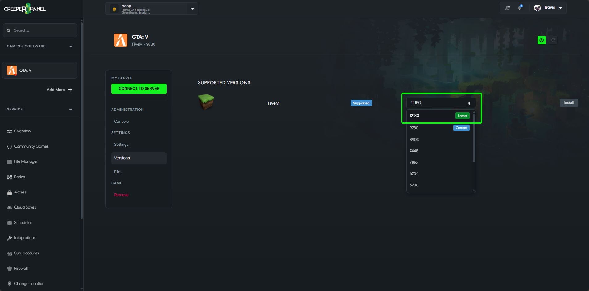 GTA V Update Version Select